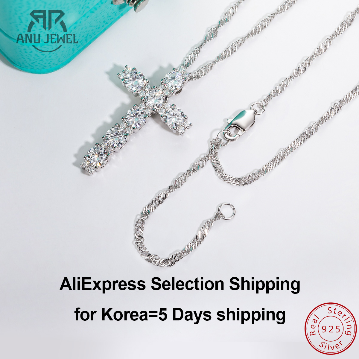 Ansi Chain - AnuJewel 4MM 2.1 قيراط D اللون