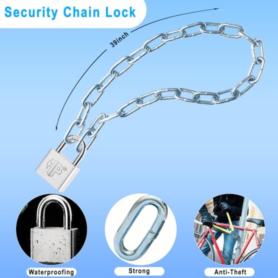 سلسلة أمان مجلفنة شديدة التحمل - مراجعة Bicycle Chain وسعره