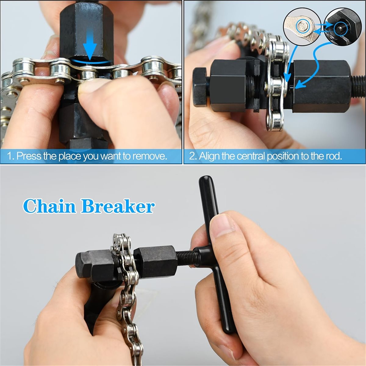 طقم سلسلة دراجة A61P، طقم إصلا - مراجعة Chain Breaker وسعره